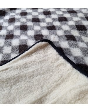 DINA woolen duvet checkered 160*200cm (ecological)