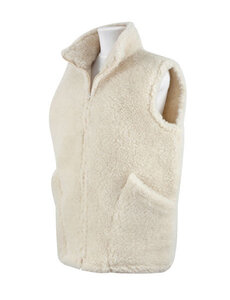  Bodywarmer 100% Wolle weiß - S M L XL XXL