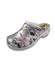 Ledi by Dina Medische klompen - Ledi clogs - zorgklompen - zeer comfortabel - Silverflower