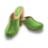 DINA Grüne Wildleder-Clogs mit hohem Absatz @Dina