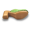 DINA Green hoge hak suede clogs @Dina