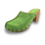 DINA Grüne Wildleder-Clogs mit hohem Absatz @Dina