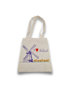 DINA canvas bag Holland windmill - 40*30cm