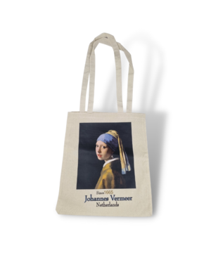 DINA canvas tas Meisje met de parel - Johannes Vermeer 40*30cm