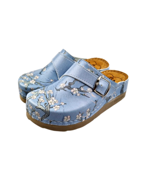 DINA Mandelblüten-Van-Gogh-Kollektion – synthetische Sohle und medizinisches Fußbett – von Dina