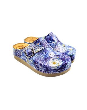 DINA Starry Night Van Gogh collectie - kunststof zool en medisch voetbed - van Dina