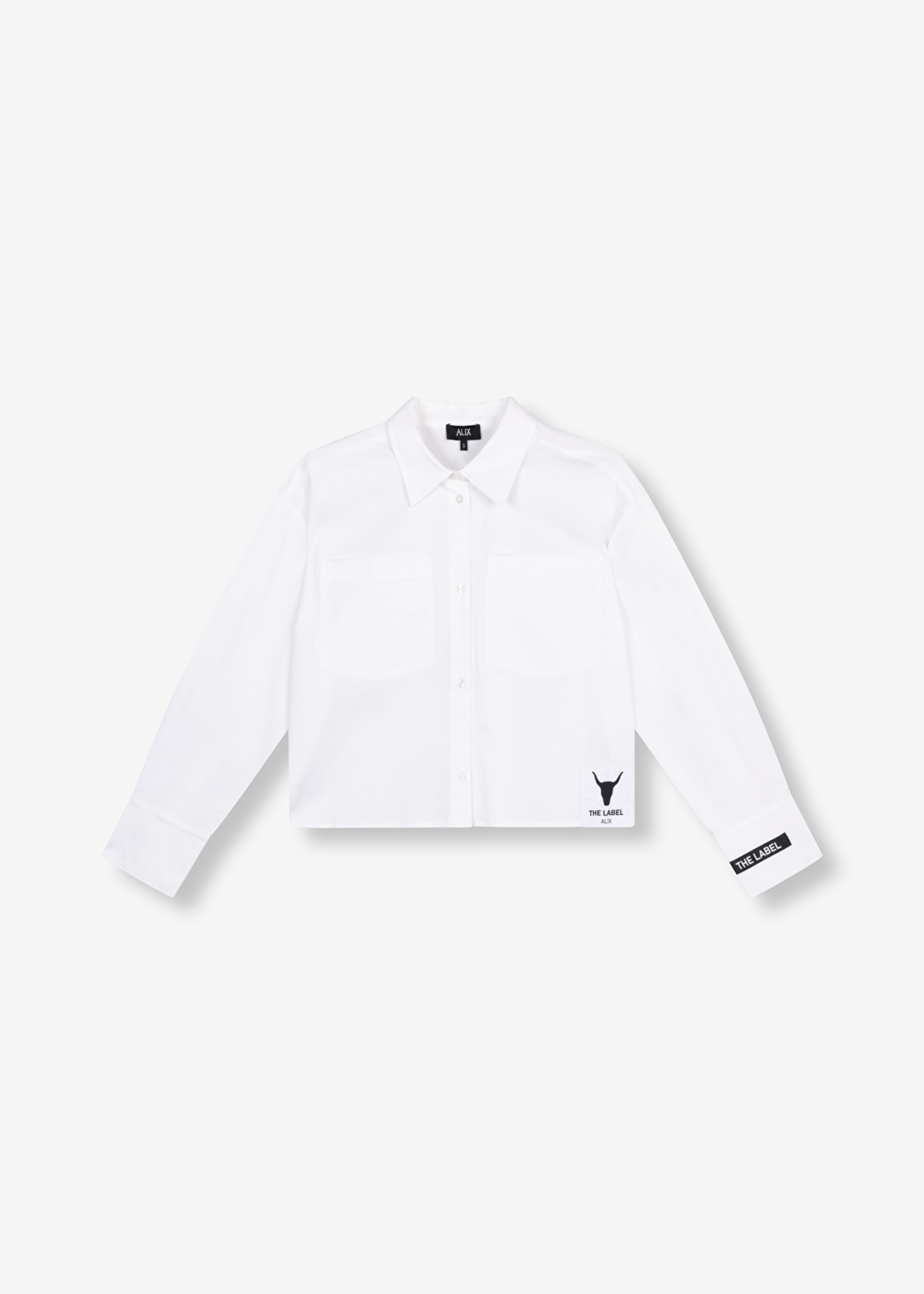 Alix The Label Alix the Label Woven Cropped Blouse