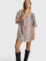 Alix The Label Woven Animal Baseball Shirt