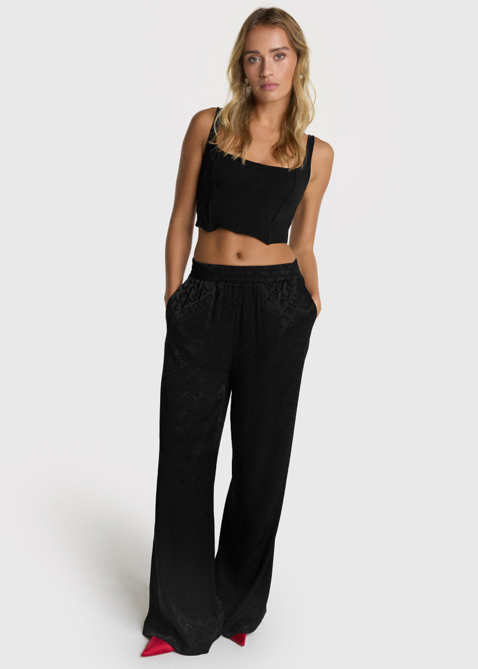 Alix The Label Jacquard Pants