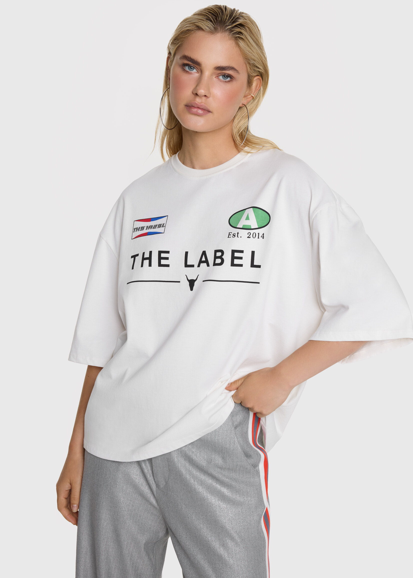 Alix The Label knitted racer T-shirt