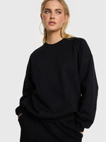 Alix The Label Ladies Knitted Logo Sweater