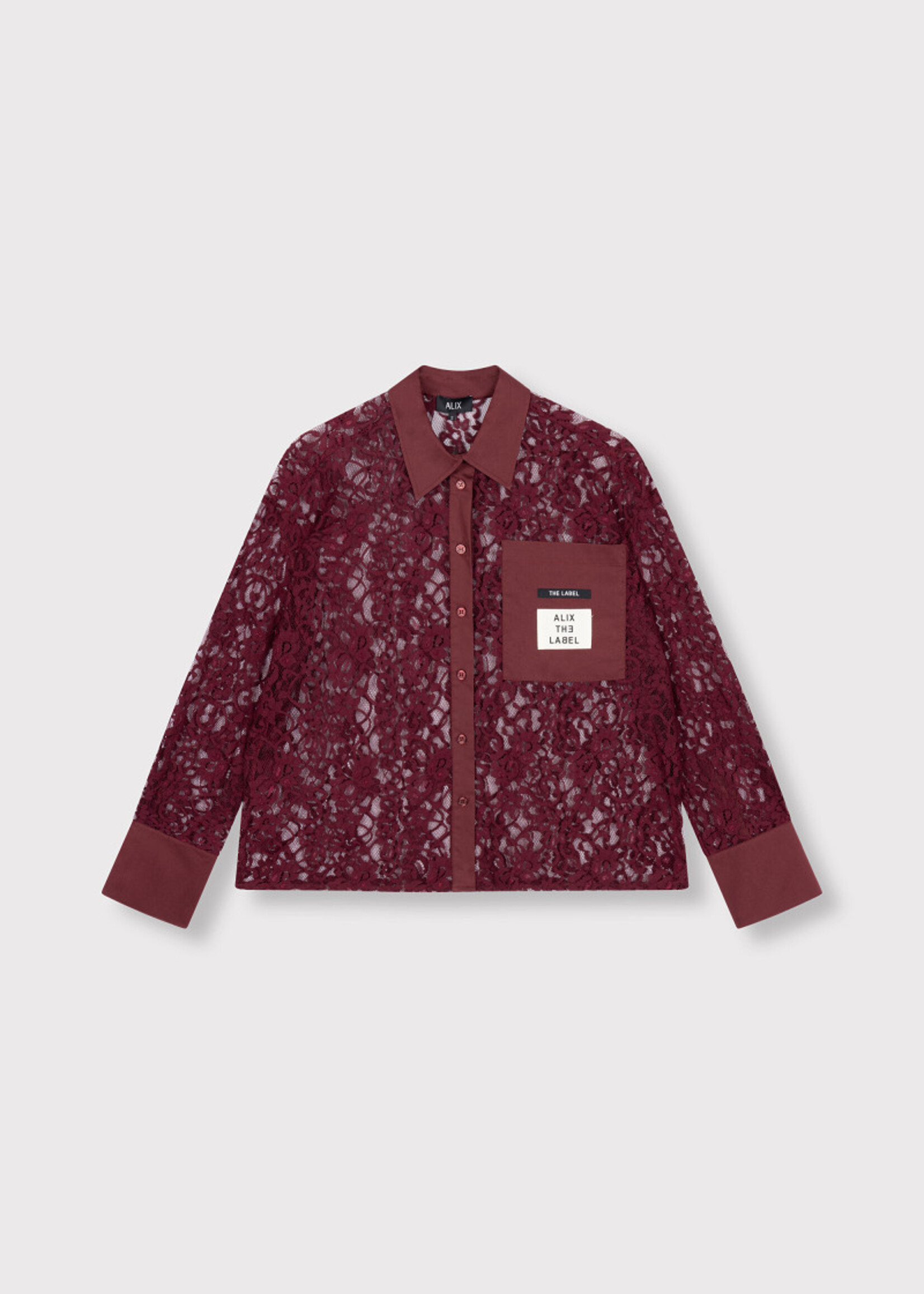 Alix The Label Ladies Woven Lace Blouse