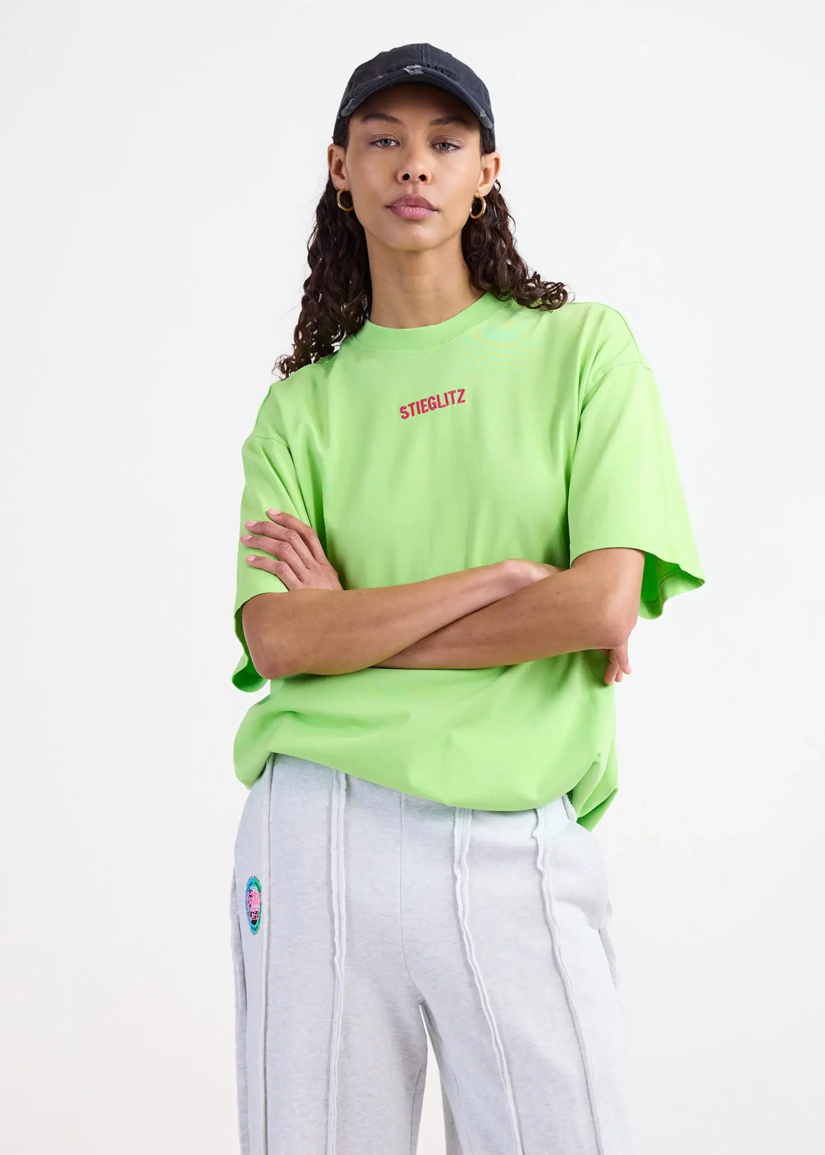 Stieglitz Basic Worn-out Oversized T-Shirt