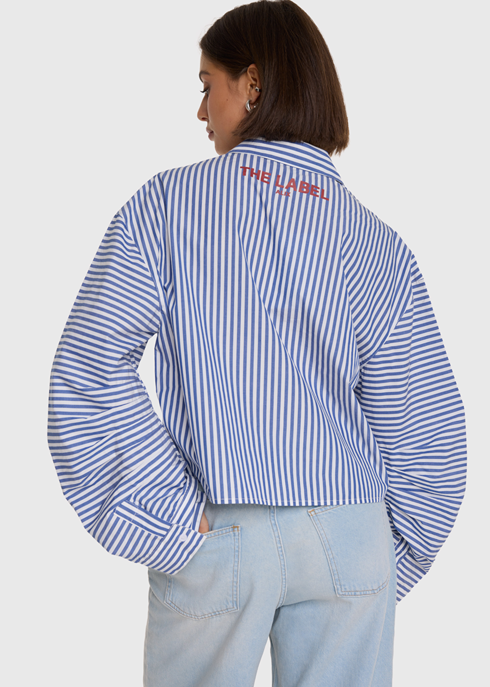 Alix The Label Fancy Striped Blouse