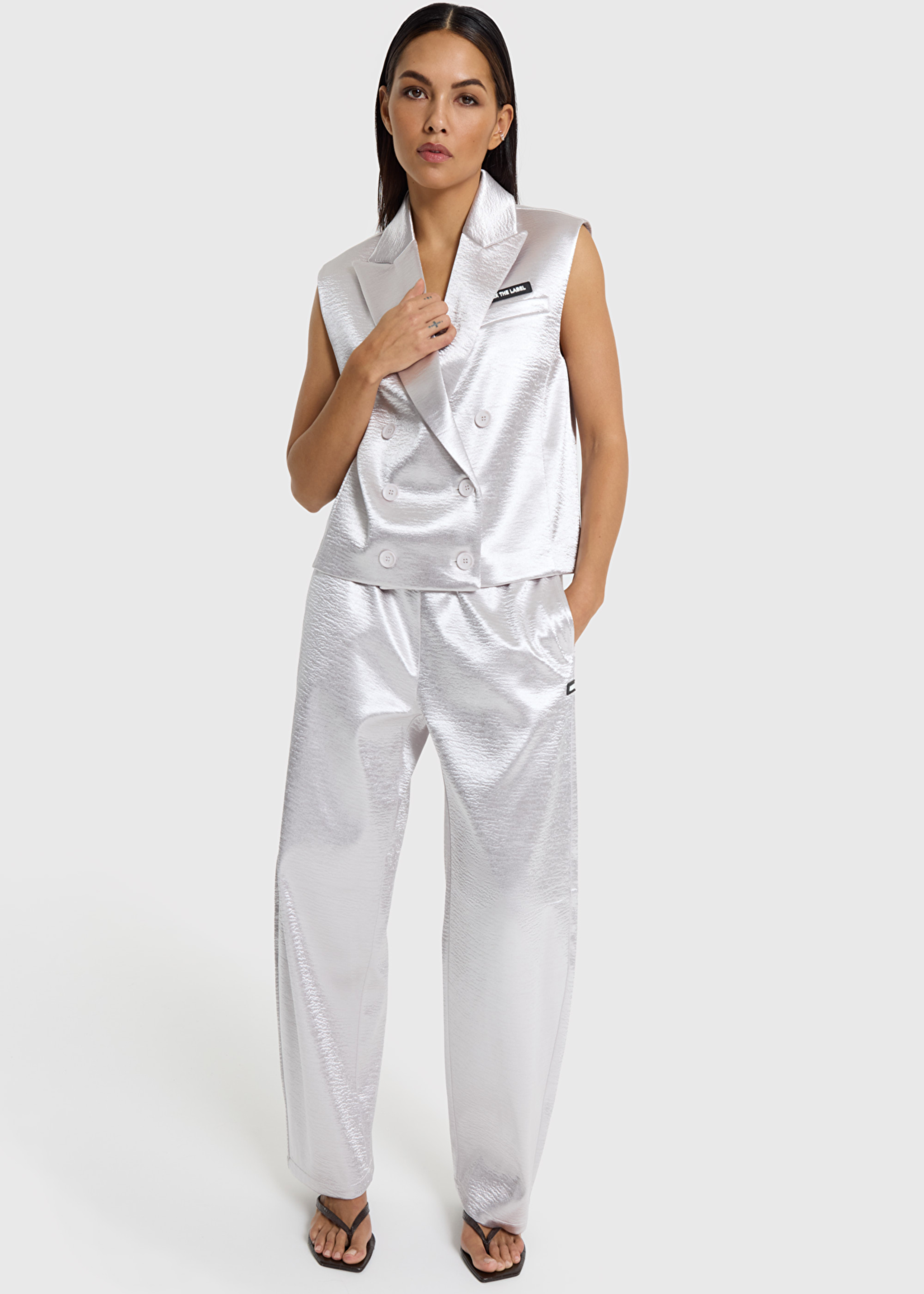 Alix The Label Shiny Waistcoat