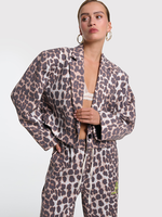 Alix The Label Animal Cropped Blazer