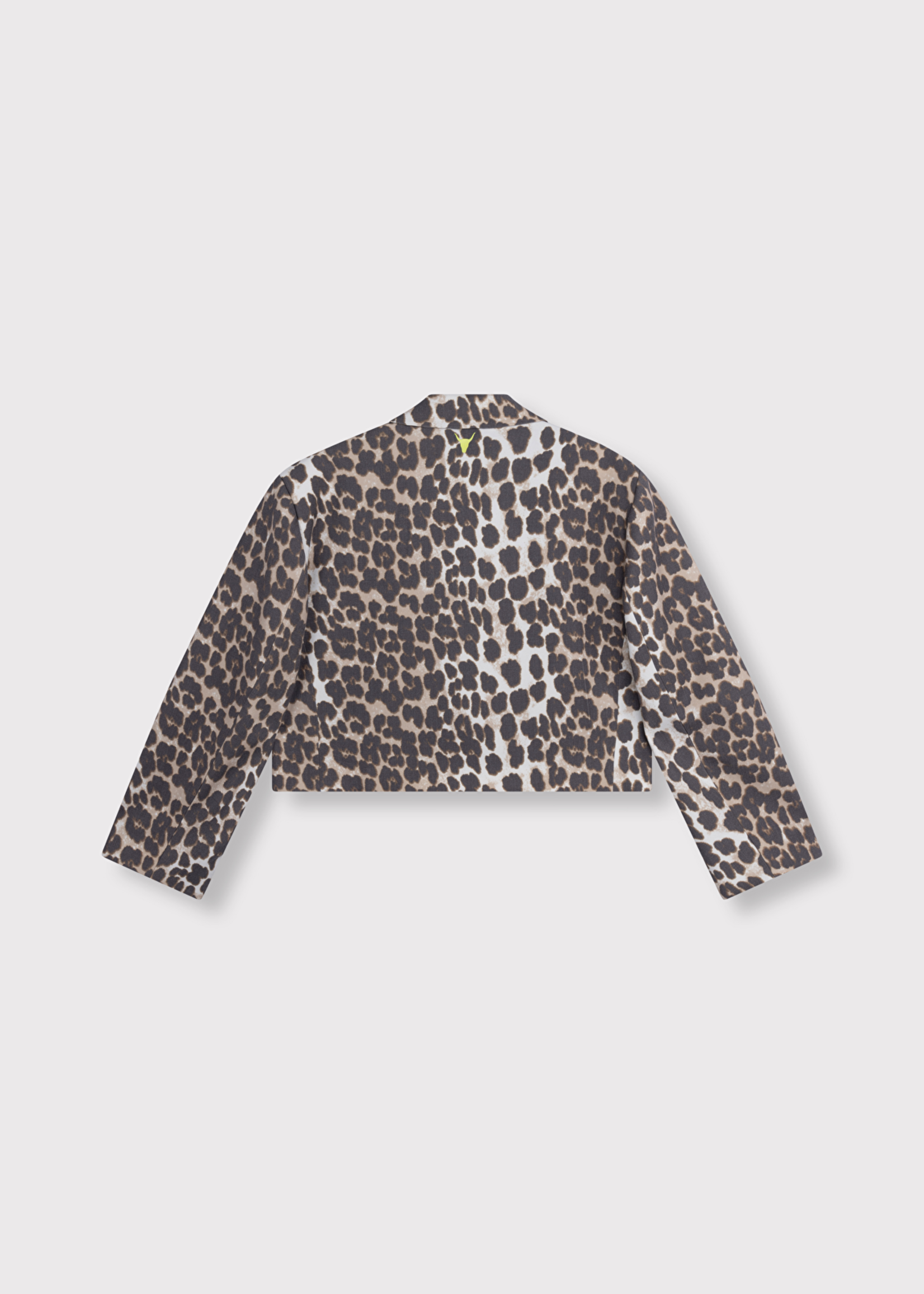 Alix The Label Animal Cropped Blazer