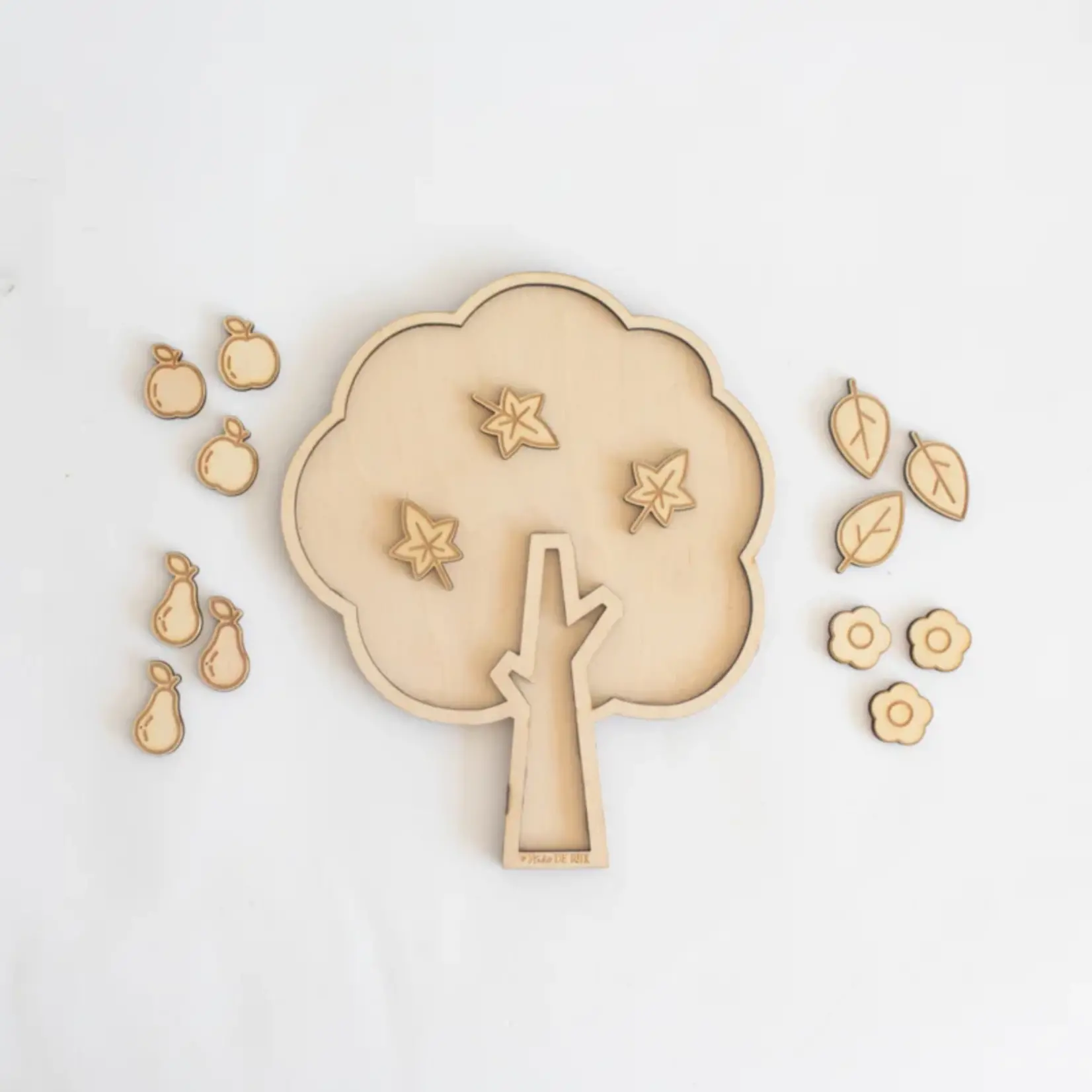 Studio de Rijk Houten vulvorm boom voor in sensory play speelbak