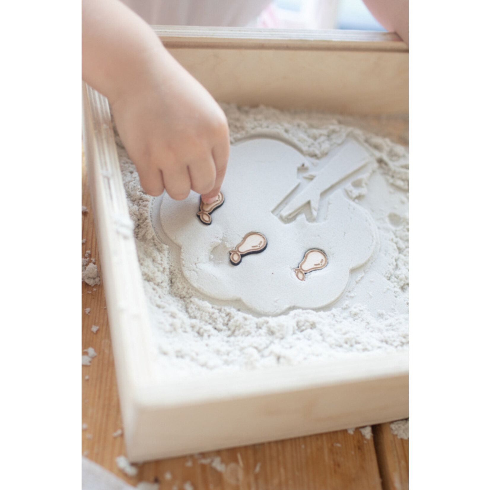 Studio de Rijk Houten vulvorm boom voor in sensory play speelbak