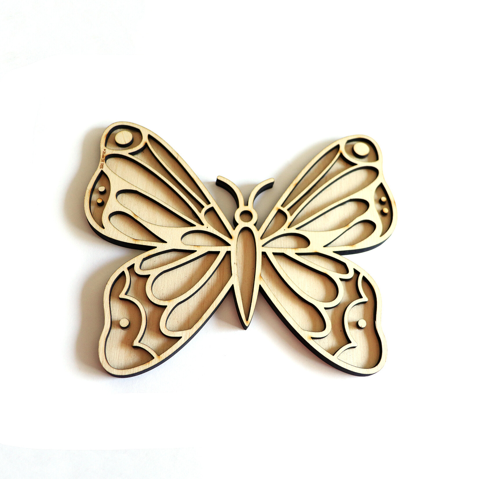 Studio de Rijk Houten vulvorm vlinder voor in sensory play speelbak