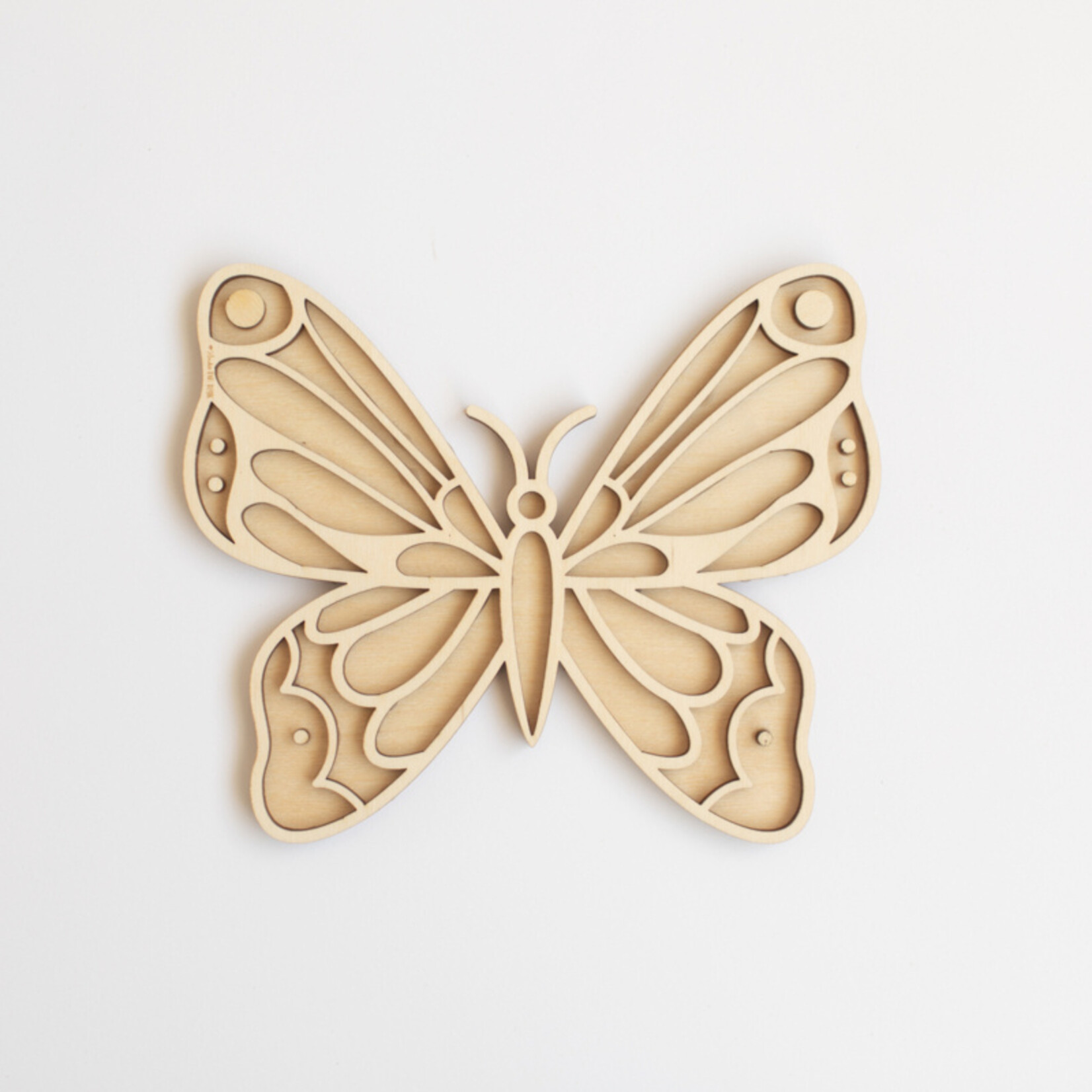 Studio de Rijk Houten vulvorm vlinder voor in sensory play speelbak