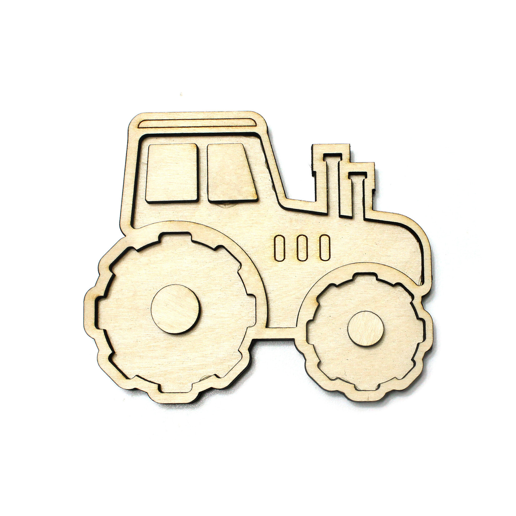Studio de Rijk Houten vulvorm tractor voor in sensory play speelbak
