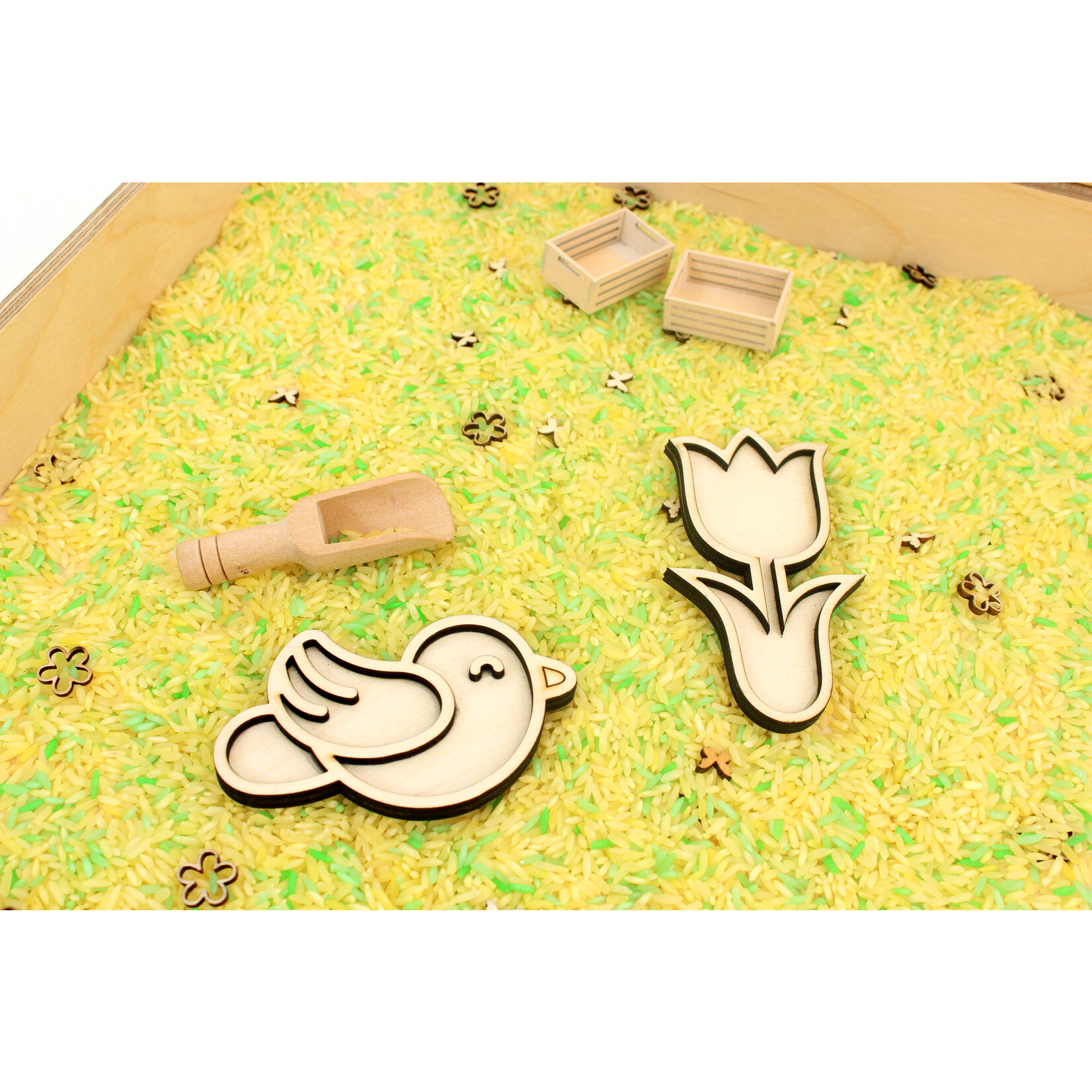 Speelrijst lentemix (500 gram)