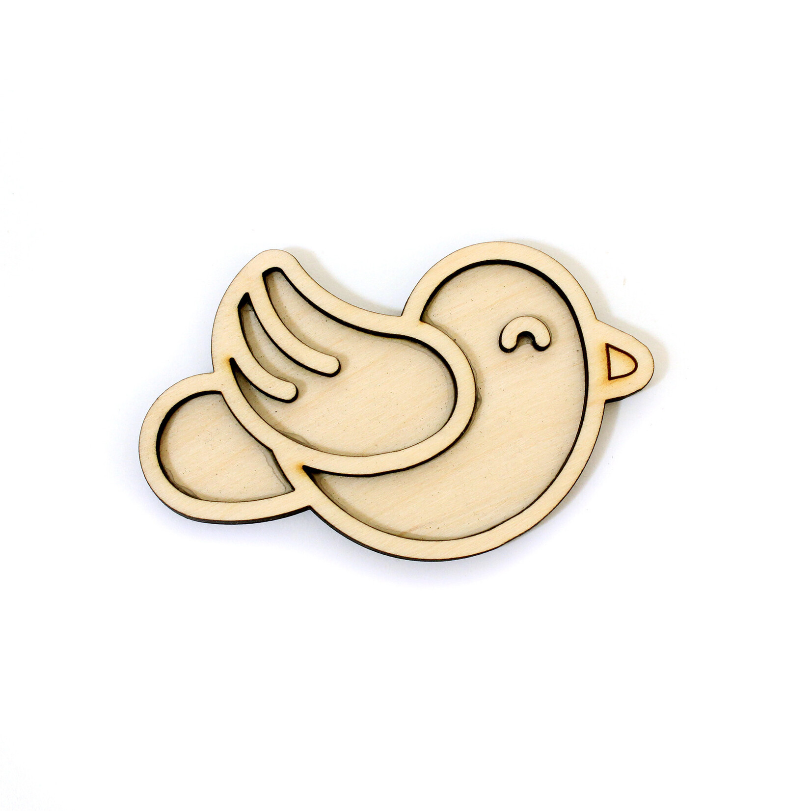 Studio de Rijk Houten vulvorm vogel voor in sensory play speelbak