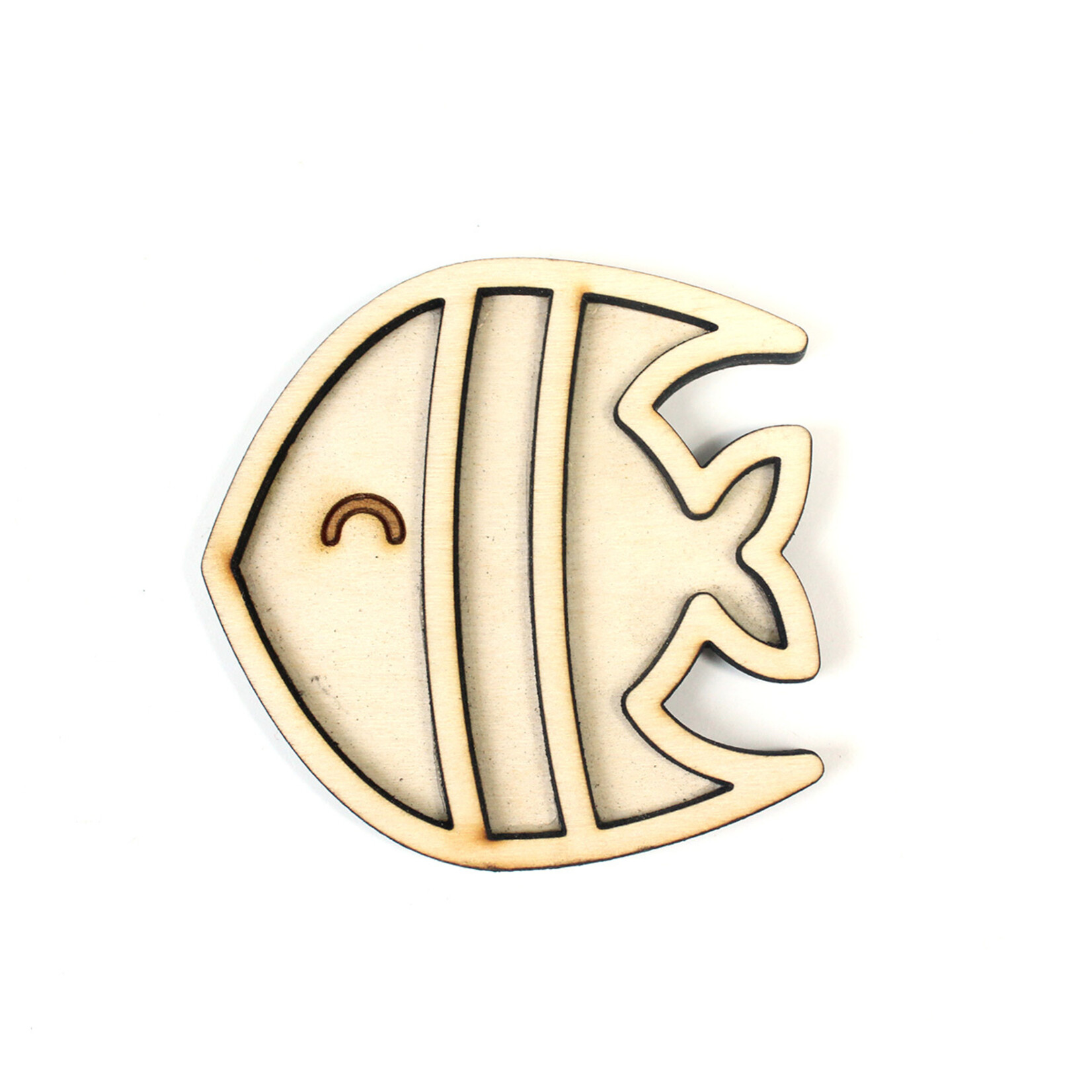 Studio de Rijk Houten vulvorm maanvis voor in sensory play speelbak