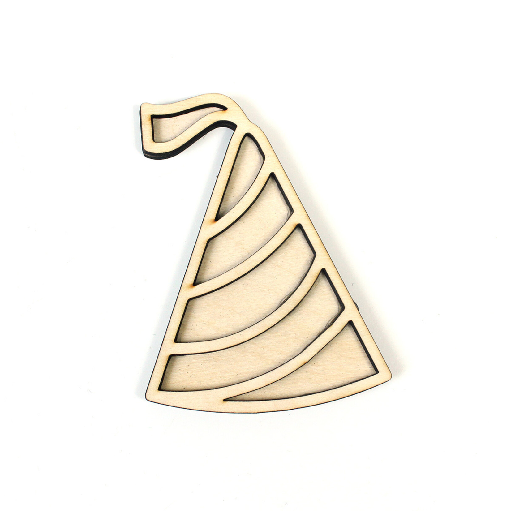 Studio de Rijk Houten vulvorm feestmuts voor in sensory play speelbak