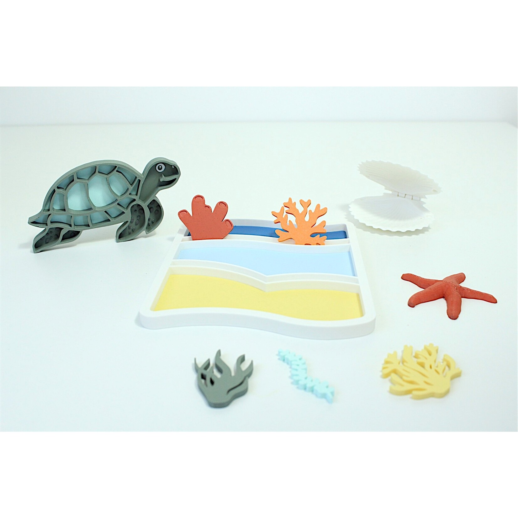 Kids Kabinet Vulvorm PLA - speeltray strand