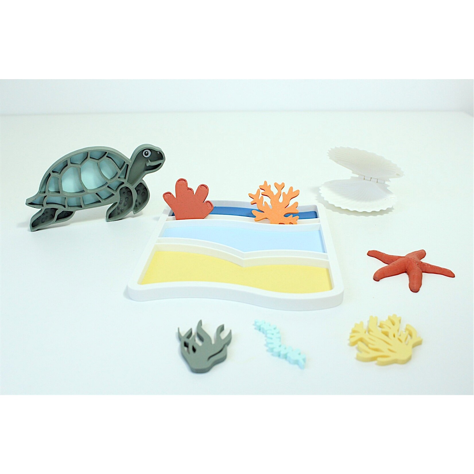 Kids Kabinet Vulvorm PLA - loose part zeester