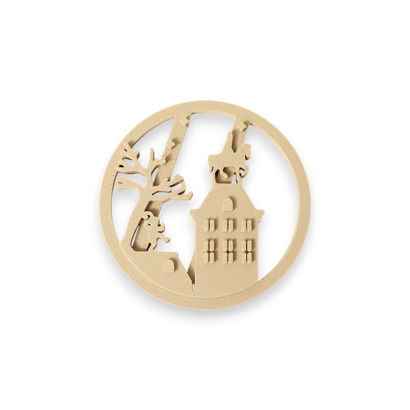 Kids Kabinet Stempel - Sint op dak