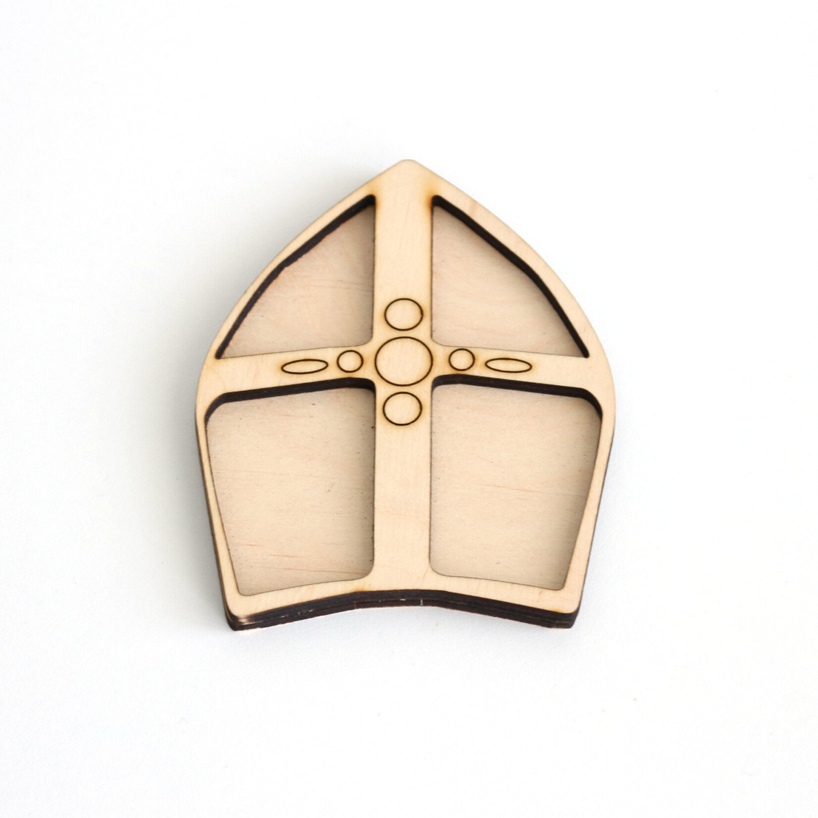 Studio de Rijk Houten vulvorm mijter voor in sensory play speelbak
