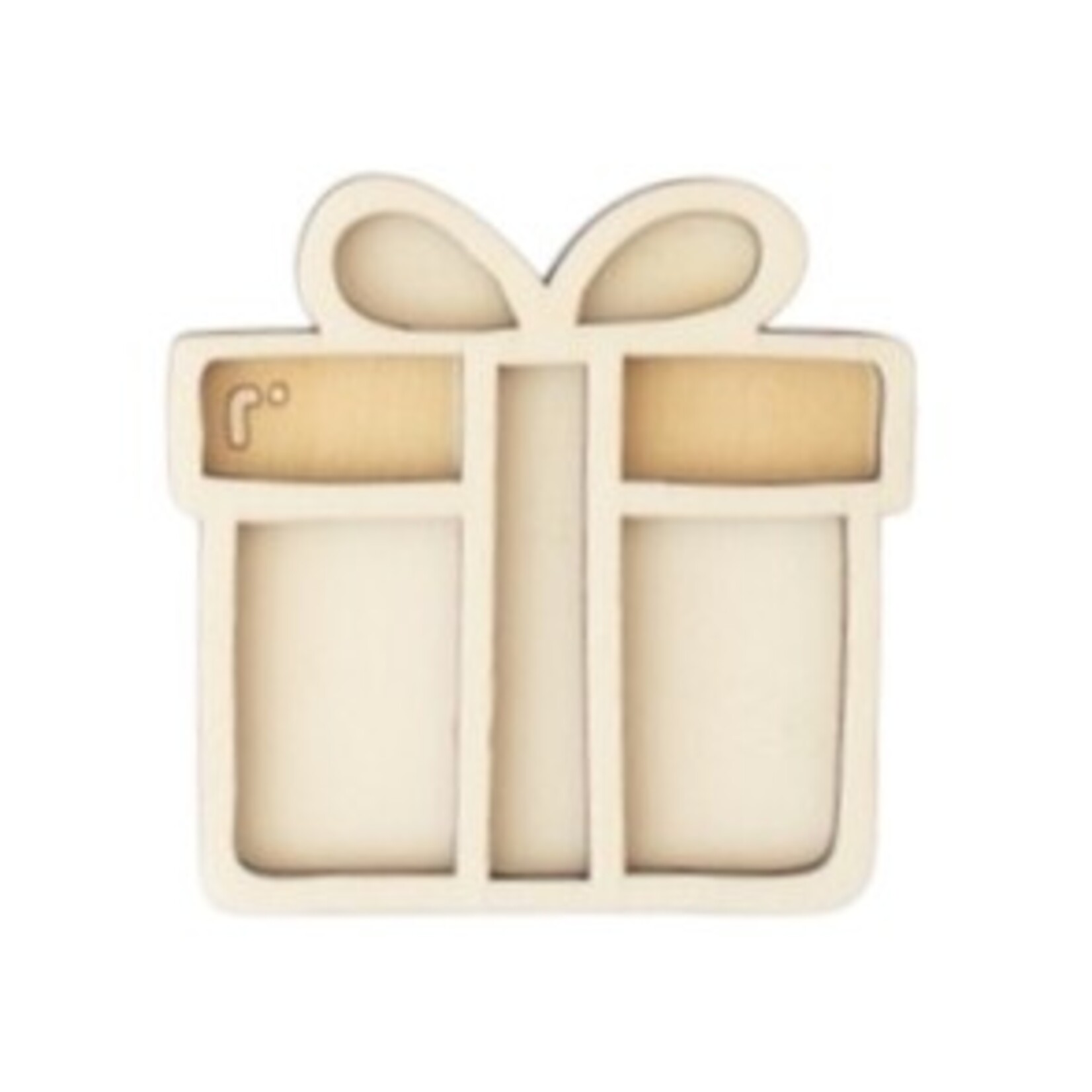 Studio de Rijk Houten vulvorm cadeau voor in sensory play speelbak