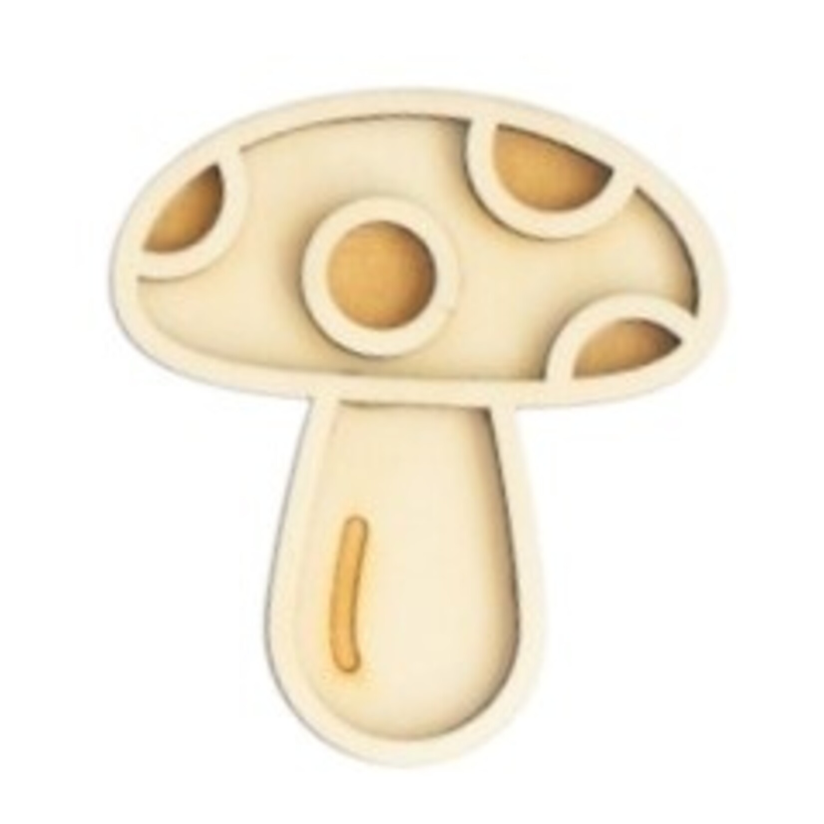 Studio de Rijk Houten vulvorm paddenstoel herfst