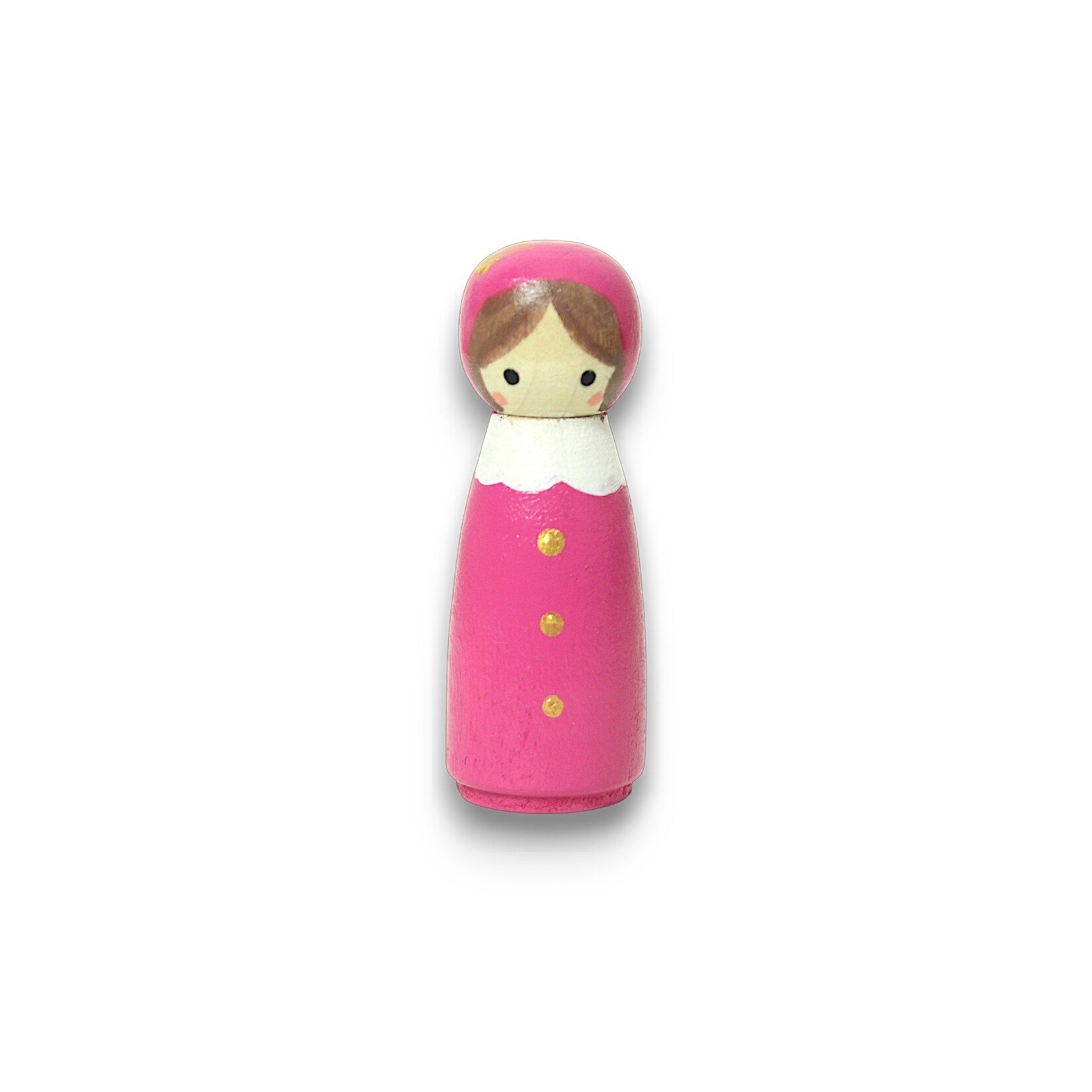 Peg doll - pietje roze