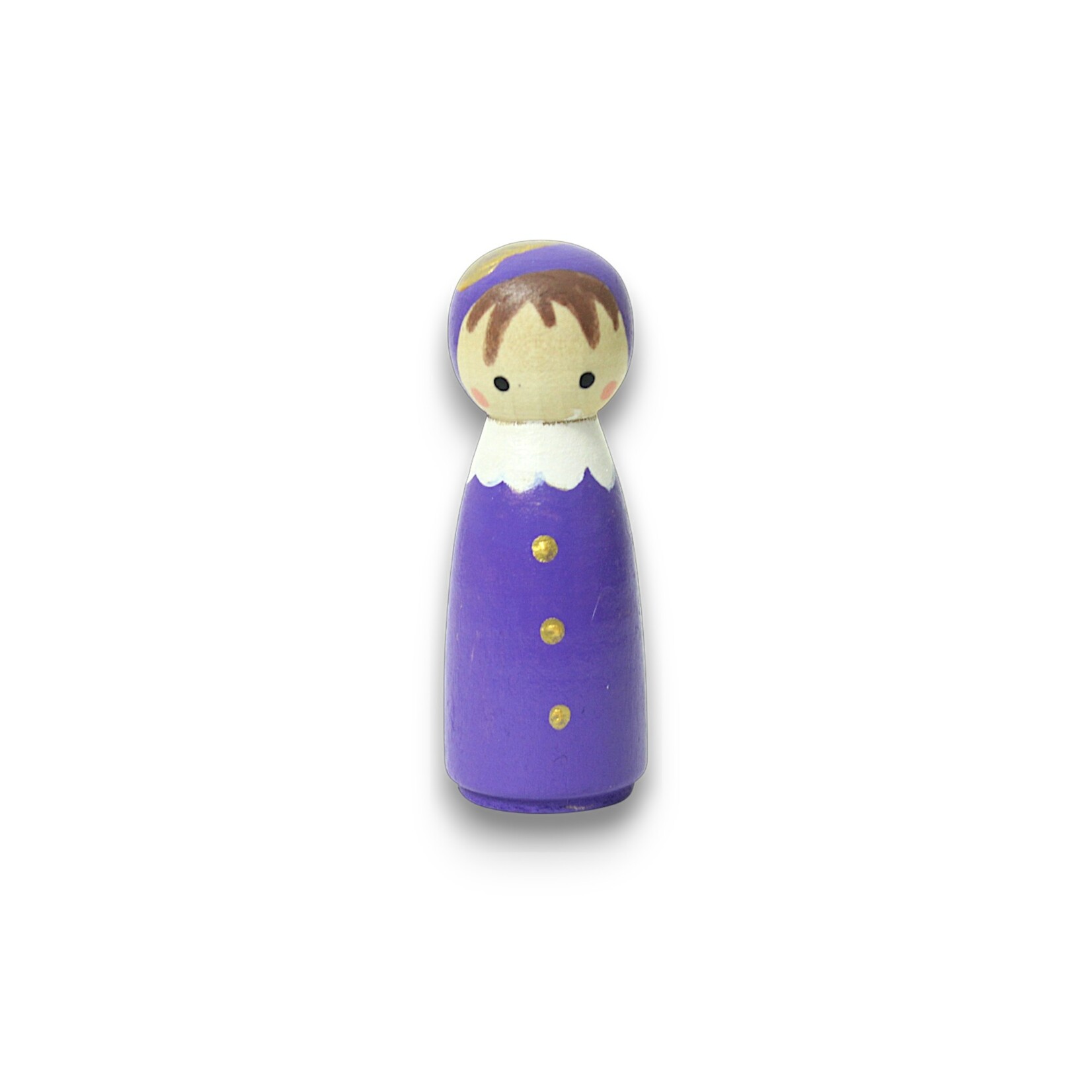 Peg doll - pietje paars