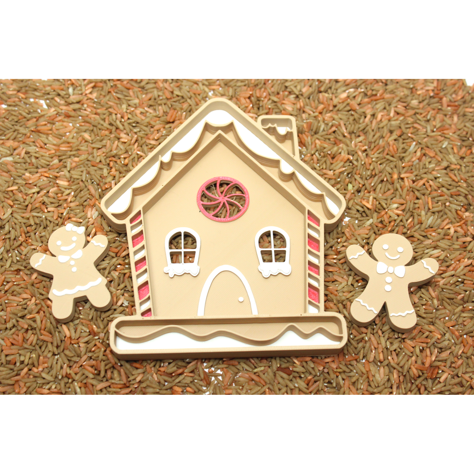 Kids Kabinet Vulvorm PLA - gingerbread huisje