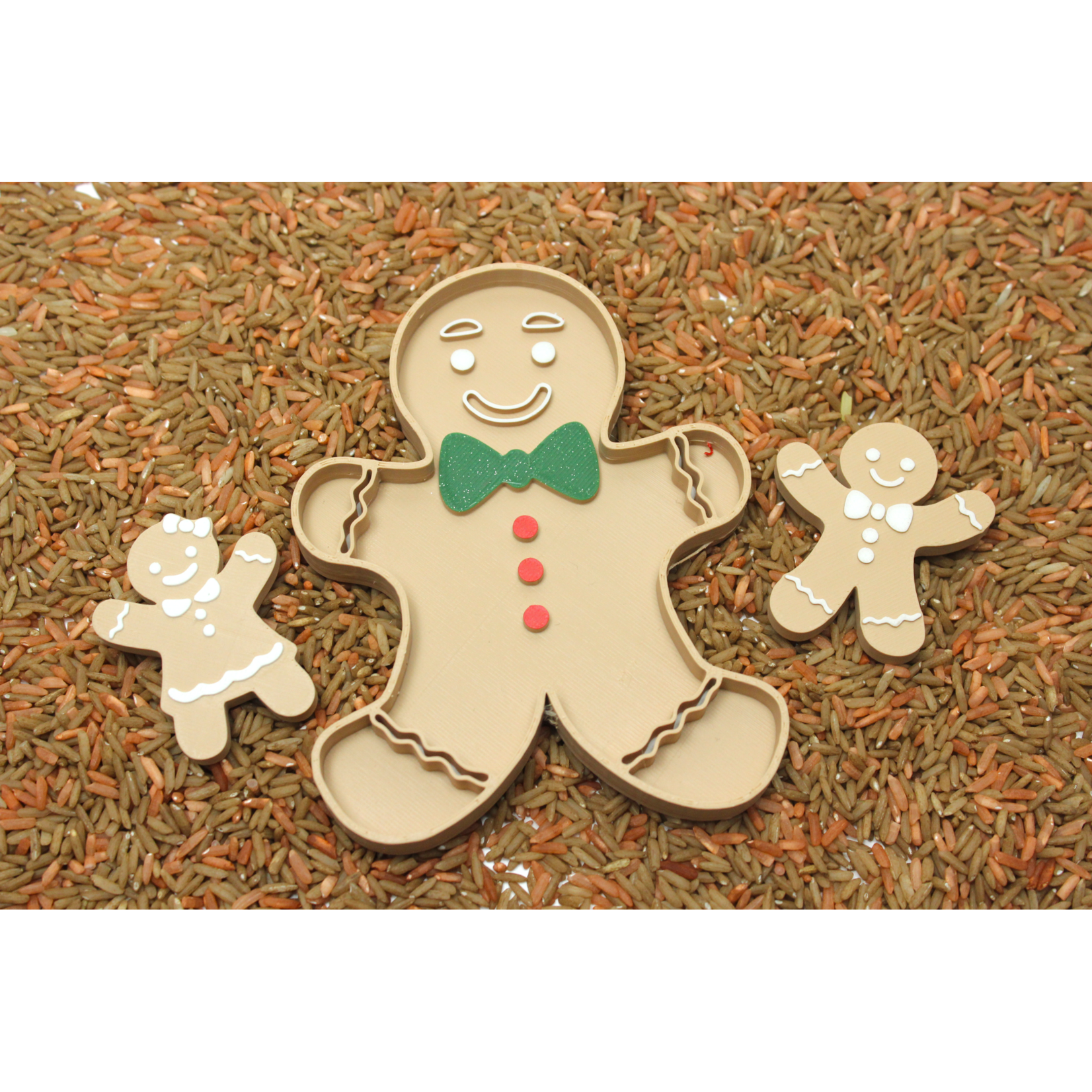 Kids Kabinet Vulvorm PLA - gingerbread mannetje