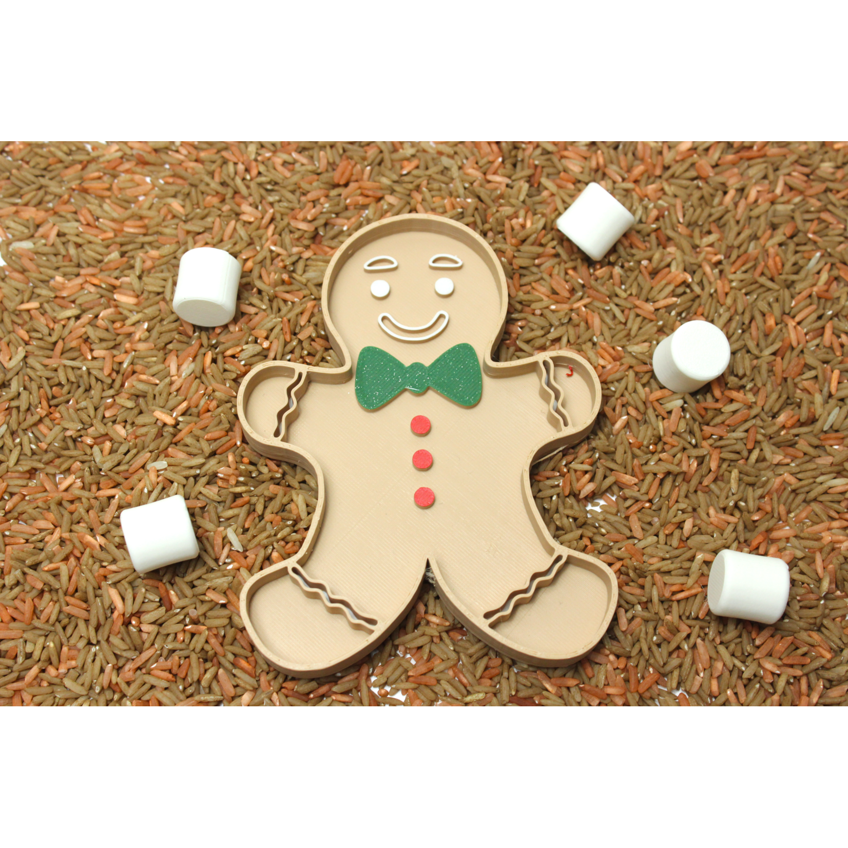 Kids Kabinet Vulvorm PLA - gingerbread mannetje