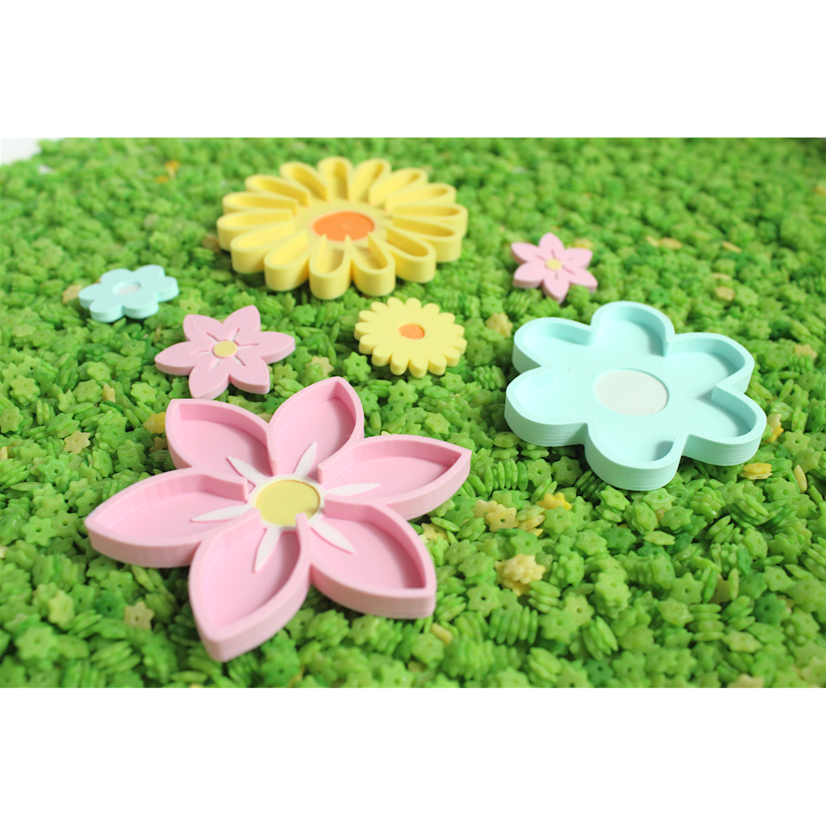 Kids Kabinet Set minivulvormen - bloemen