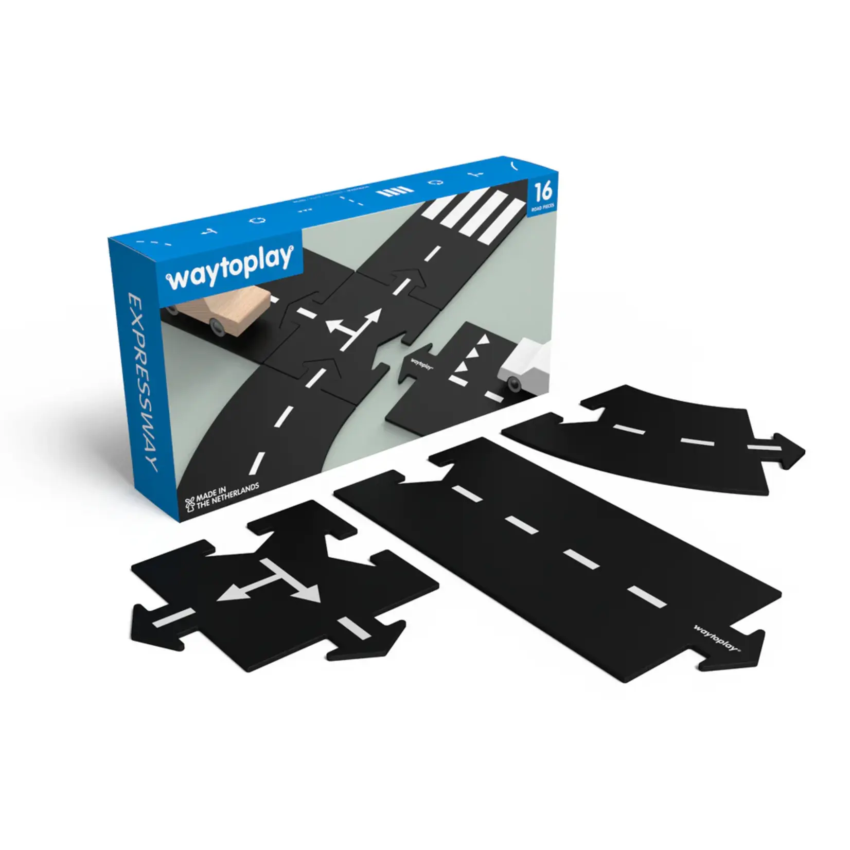 Waytoplay Way to play- autoweg (16 delen)