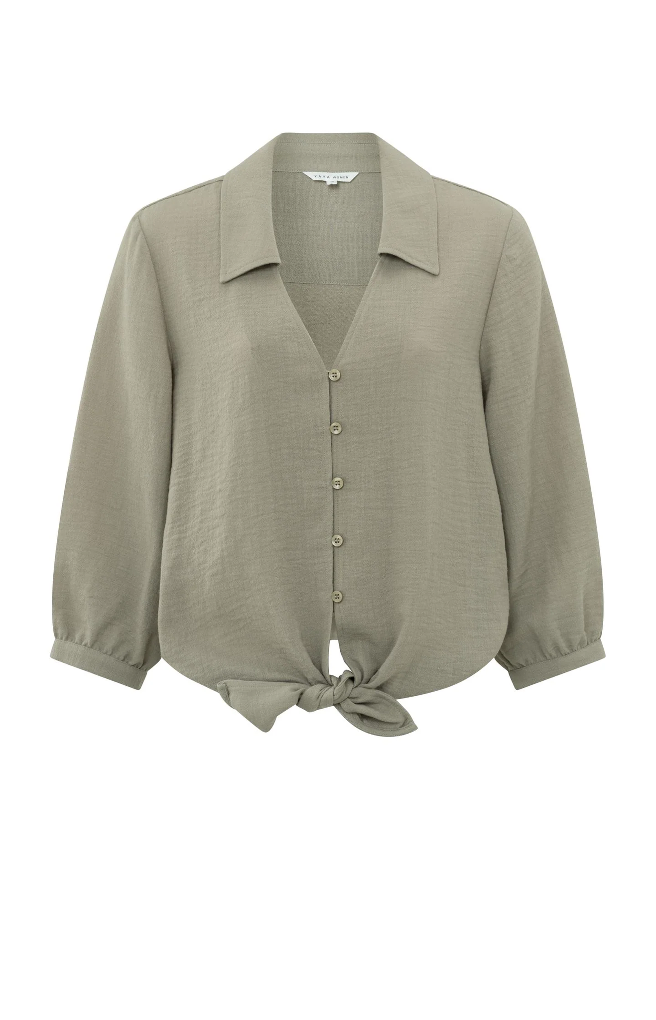 Yaya shirt groen new arrivals