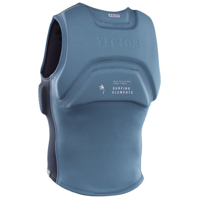 ION Kids Vector Vest Amp Frontzip Blauw