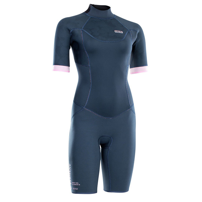 ION Element Shorty Dames SS 2/2 Backzip D Blauw