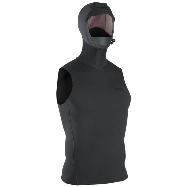 ION Neo Top Hooded Vest 3/2 Unisex Black