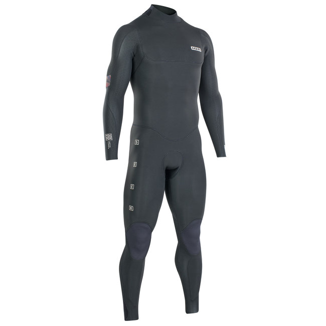 ION Mens Wetsuit Seek Core 5/4 Back Zip Black