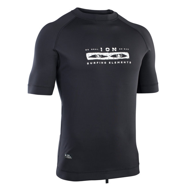 ION Heren Rashguard Short Sleeve Zwart