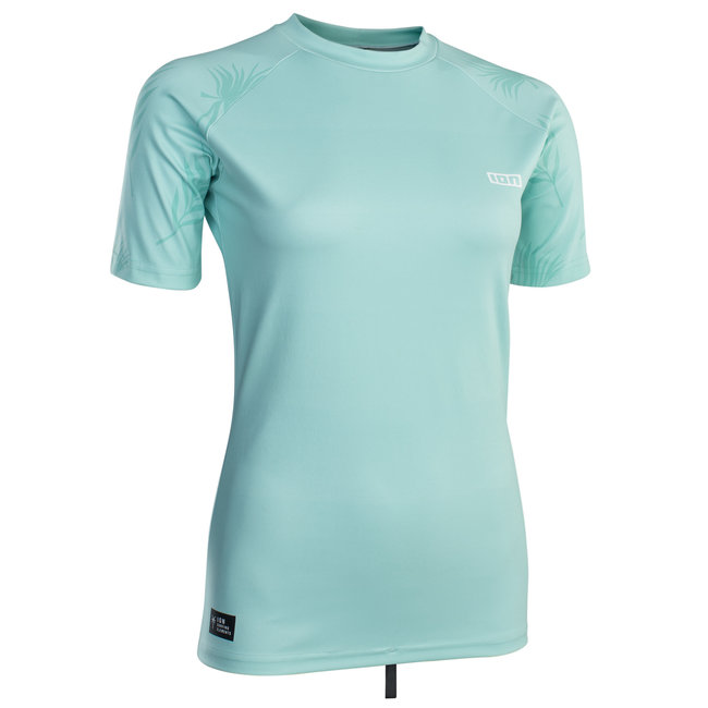 ION Dames Rashguard Short Sleeve Blauw